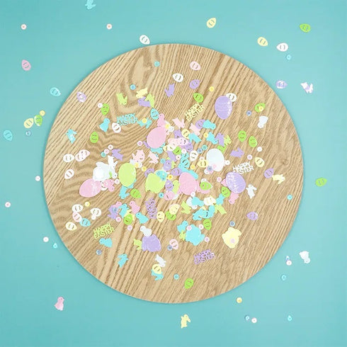 Yellow, Pink & Blue Craft Sequins